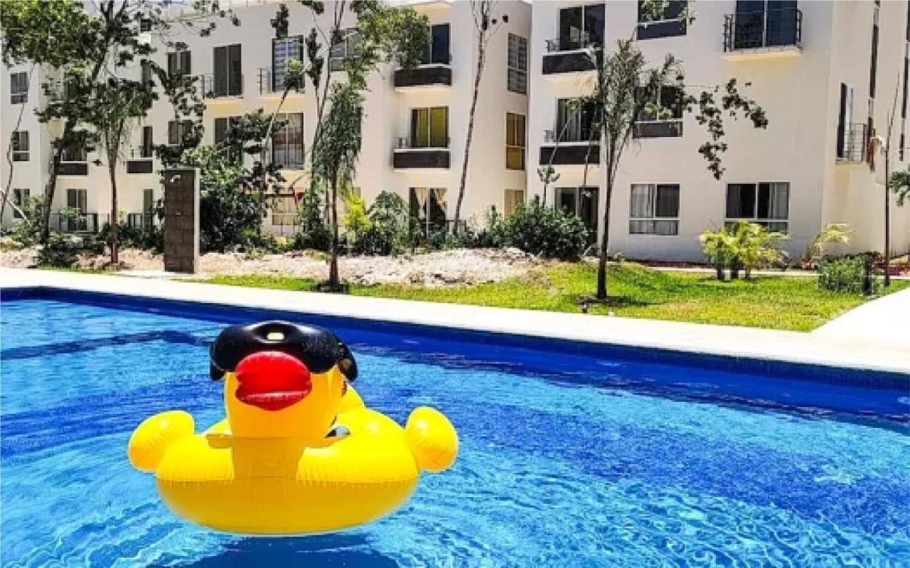 Appartamento Caribe Turquesa, Departamento Completo, Playa Del Carmen Esterno foto